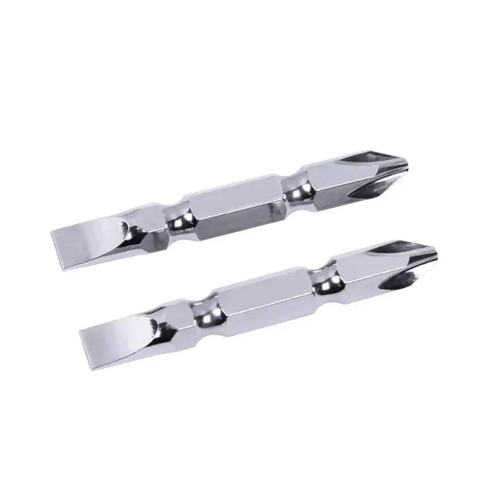 Bits Ponta Dupla Aço Cromado S2 Philips PH2 - Fenda 5.5 mm