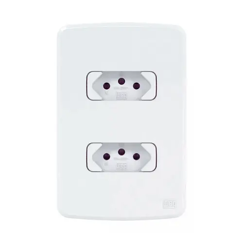Conjunto Placa 4X2 2 Tomadas 2P+T 20A/250V Compose WEG 
