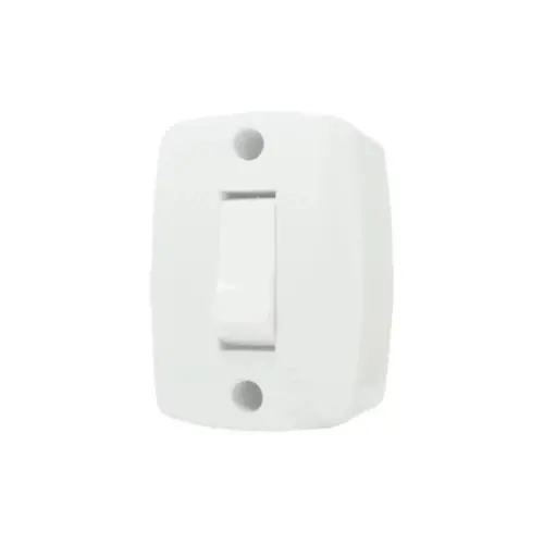 Interruptor Sobrepor Retangular 6A 250V - Ilumi