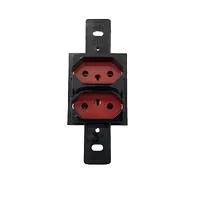 2 Tomadas 2P+T 20a/250v Preto E Vermelha Klin Weg - imagem 1