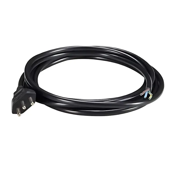 Plugue com Rabicho 2P+T 180g Margirius 