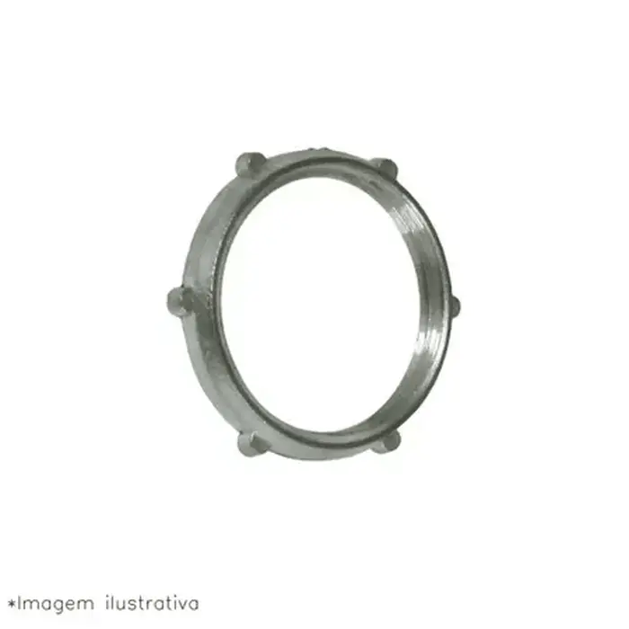 Arruela para eletroduto 4'' em zamac - Inca