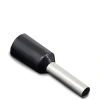 Terminal Pré-Isolado Tubular Simples 1,5mm² Preto E1508 Sibratec - imagem 1