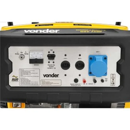 Gerador a gasolina 7.100 W, 110 V~/220 V~, GGV 7100, VONDER