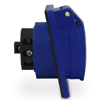 Tomada de Embutir 414-9 - 3P+T 9H 220Vca/16A Azul IP44  - imagem 1