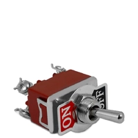 Chave Alavanca 1221B - 2 Polos - LIGA/DESLIGA - 2 Posições - Com Parafuso Sibratec - imagem 1