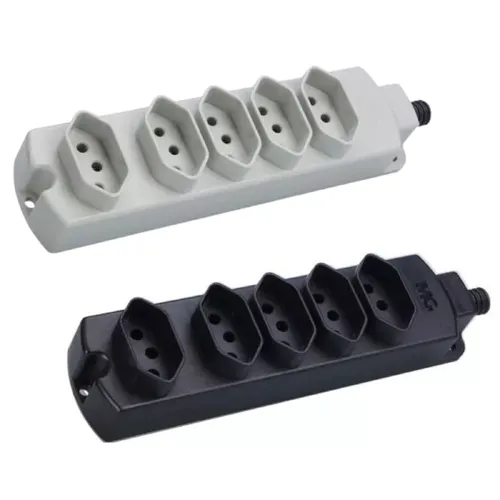 Régua de tomadas 2P+T 20A 5 postos Margirius