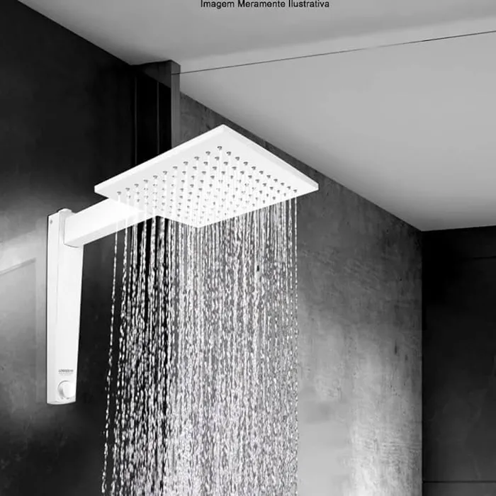 Chuveiro Acqua Century Eletrônico Branco 7500W 220V Lorenzetti 