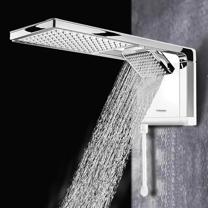 Chuveiro Acqua Storm Ultra Branco Cromado 7800W 220V Lorenzetti
