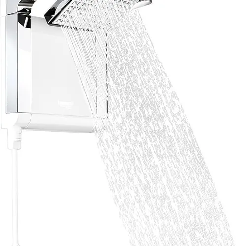 Ducha Acqua Star Ultra Branco Cromado 7800W 220V Lorenzetti 