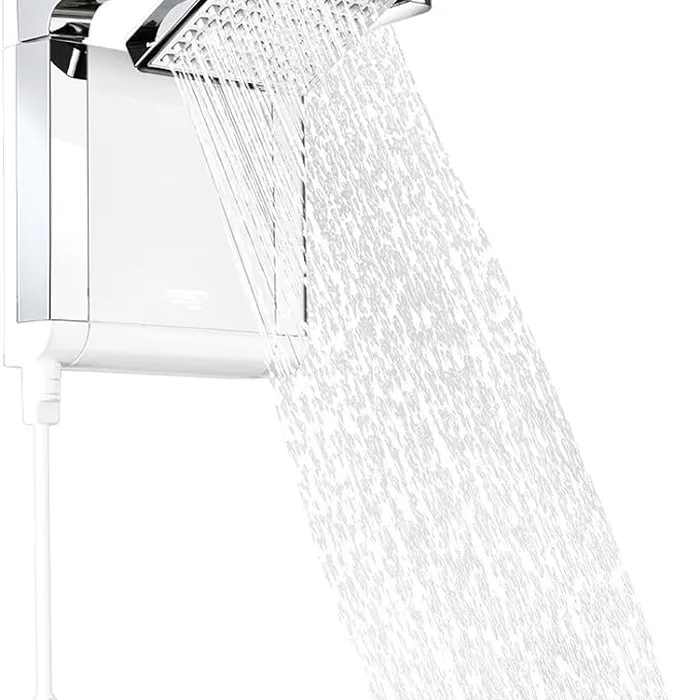 Ducha Acqua Star Ultra Branco Cromado 7800W 220V Lorensetti