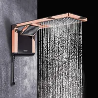 Chuveiro Acqua Duo Ultra Black Rose Gold 7800W 220V Lorenzetti - imagem 3