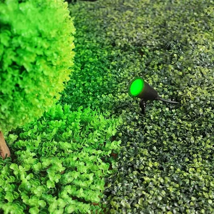 Espeto/Spot LED Clean IP65 5W Luz Decorativa Verde - Preto Blumenau