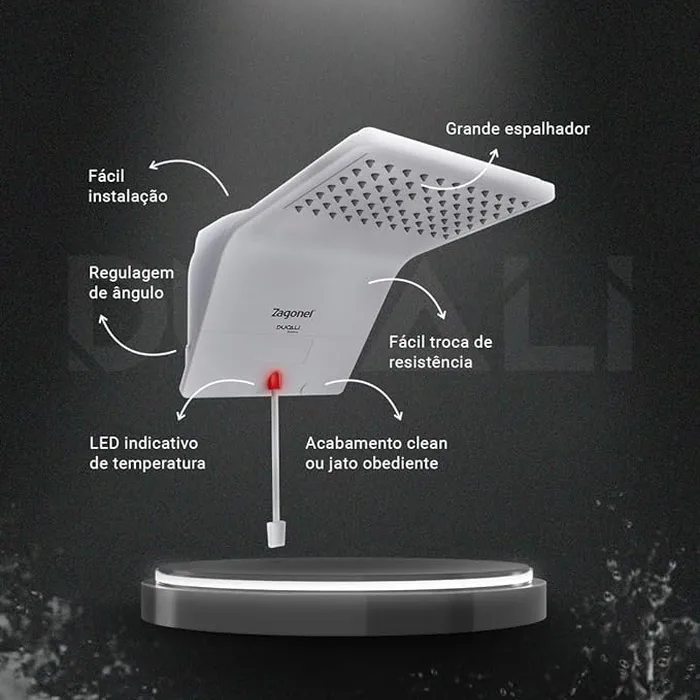 Ducha Ducali 7500W 220V Zagonel