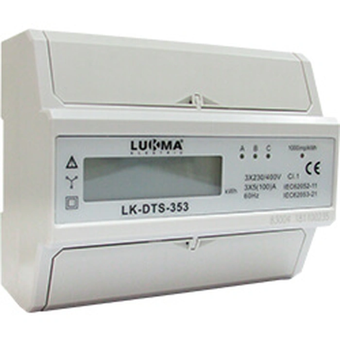 MEDIDOR DE CONSUMO LK-DTS-353 3*230V 100A TRIFASICO
