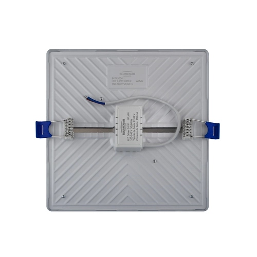 Painel Frameless Aço Embutir ou Sobrepor Quadrado 24W 6.500K Blumenau