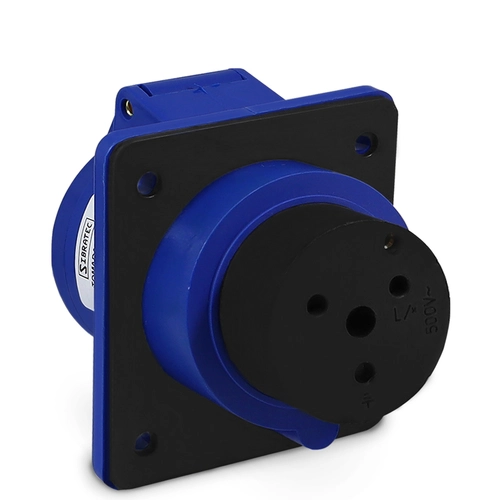 Tomada de Embutir 423 - 2P+T 6H 220Vca/32A Azul IP44 