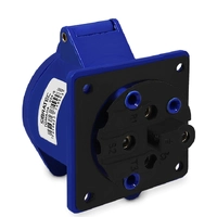 Tomada de Embutir 324-9 - 3P+T 9H 220Vca/32A Azul IP44  - imagem 2