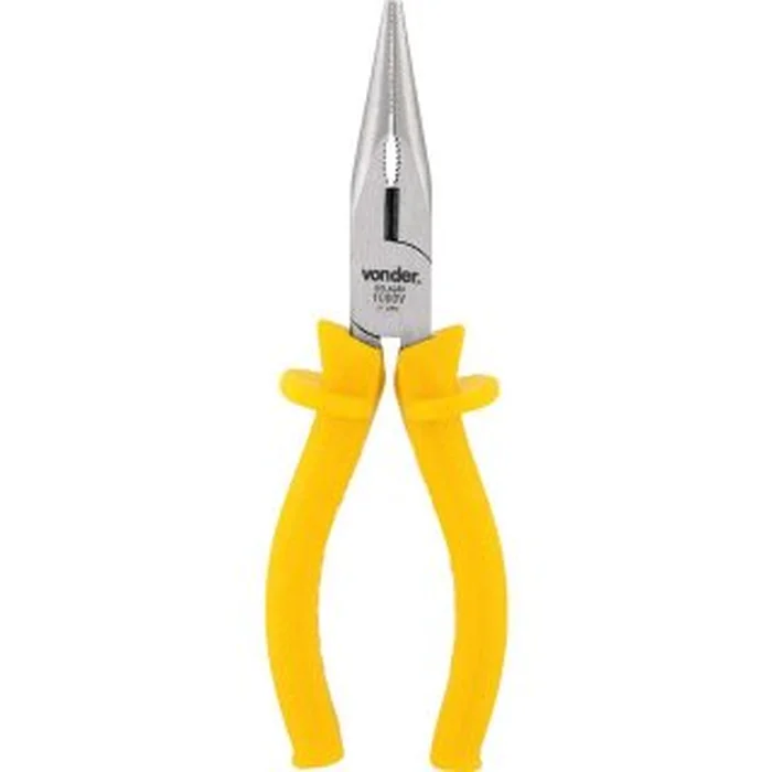 Alicate Bico Meia-Cana Reto 6", com Isolação até 1.000 V, VONDER