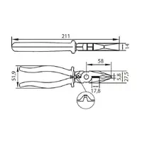 Alicate Eletricista 8" BELZER - imagem 2