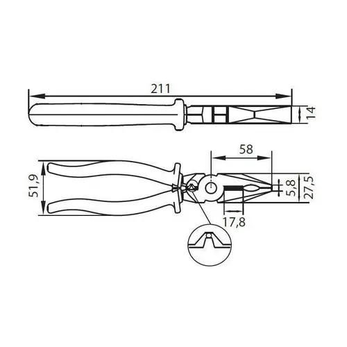 Alicate Eletricista 8" BELZER