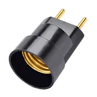 Bocal Adaptador E27 com Plugue Macho - Foxlux - imagem 1