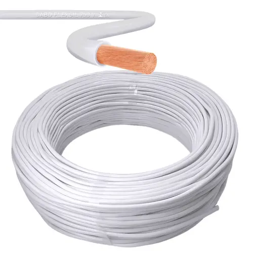 Cabo Flexível Branco 1KV