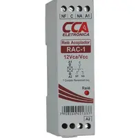 Relé Acoplador Interface 12vcc / Vca C/ 1 Contato Reversível SIBRATEC - imagem 1