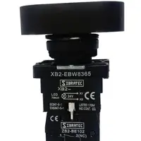 Botão Duplo Liga/Desliga Iluminado Arredondado XB2-EBW8365 220VCA 1NA+1NF SIBRATEC - imagem 2