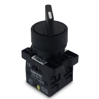 Chave seletora plástica ED33 - 3 Posições 2NA Manopla Curta - imagem 1