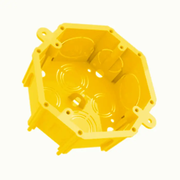 Caixa Embutir em Alveria 4"x50mm Octogonal com Fundo ENERBRAS