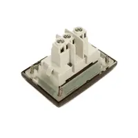 Conjunto 65X45 Tomada para Móvel 2P + T 10A 250V Marrom Sleek Margirius - imagem 1