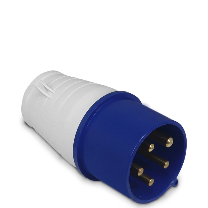 Plugue Polarizado 024-9 – 3P+T 9H 220VAC/32A Azul IP44