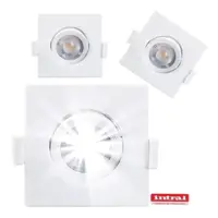 Luminária Spot Led Par20 Quadrada 7w 560Lm 6500k Luz Branco Frio - INTRAL - imagem 1