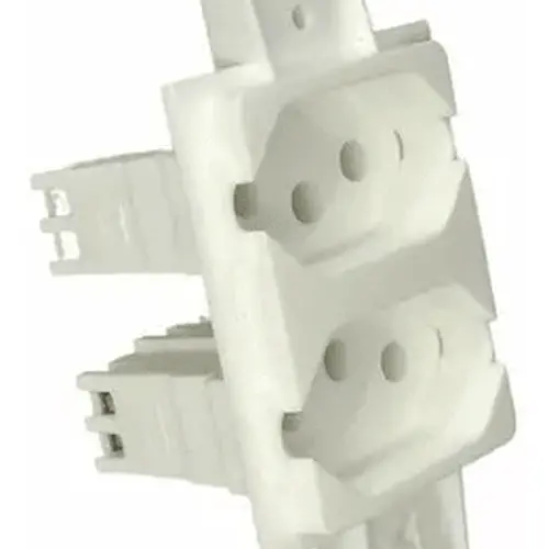 Tomada Dupla 2p+t 20a/250v Branca Klin Weg 