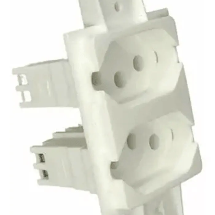 Tomada Dupla 2p+t 20a/250v Branca Klin Weg 