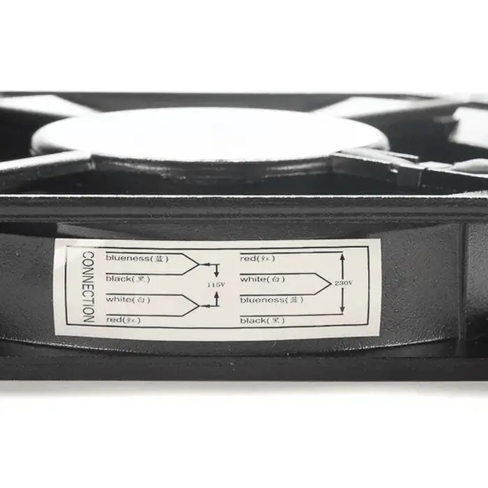 Ventilador 12x12x2,5cm Alimentação: 127V SIBRATEC