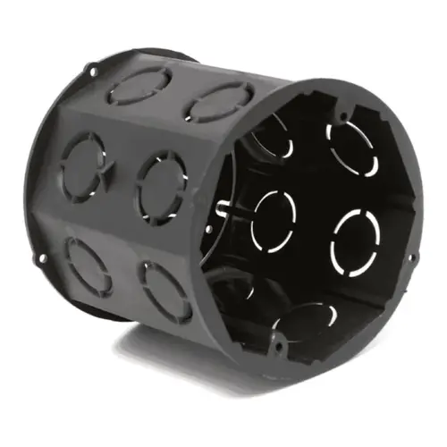 Caixa de Laje Octagonal FMD Dupla Preto (Sem suporte) BETEL