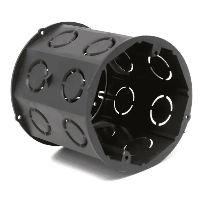 Caixa de Laje Octagonal FMD Dupla Preto (Sem suporte) BETEL