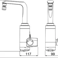 Torneira Eletrônica Essence 5500W 220V Parede Branco Lorenzetti  - imagem 1
