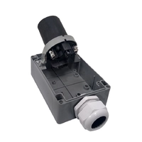 Tomada de parede/sobrepor 1332 - 2P+T 6H 220VAC/63A Azul IP67  - imagem 1