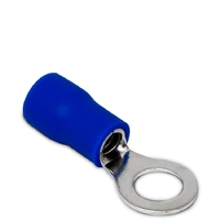 Terminal Pré-Isolado Tipo Olhal Cabo 2,5mm² Azul RVS 2-5 Sibratec - imagem 1