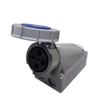 Tomada de parede/sobrepor 1342-9 - 3P+T 9H 220VAC/63A Azul IP67 - imagem 1