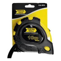 Trena de Medição Emborrachada 10Mx25MM Fertak Tools - imagem 1