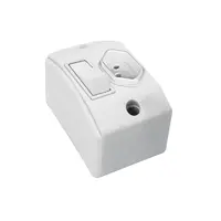 Interruptor Sobrepor Simples + Tomada 10/20A Retangular - Perlex - imagem 1