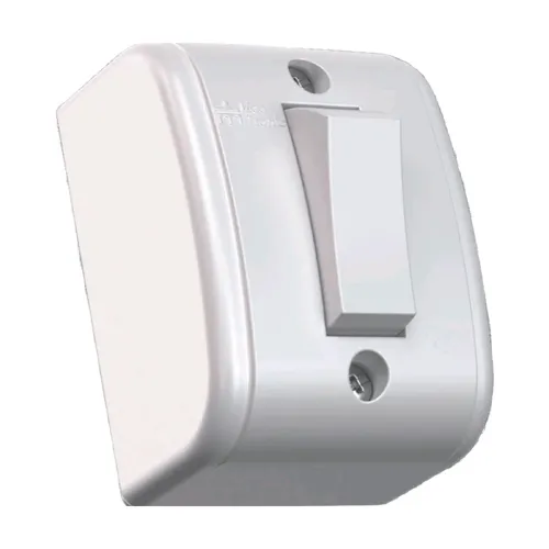 Interruptor Externo 10A/250Vca Branco (30090) - Linha Externa Mec-Tronic
