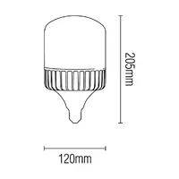 Lâmpada LED Ultra 65W 5850lm 6.500K Blumenau - imagem 1