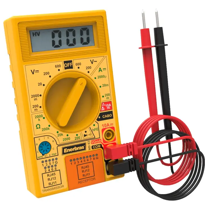 MULTIMETRO DIGITAL MD-E1 ENERBRAS