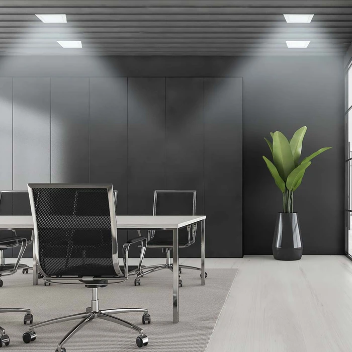 Painel LED TECH Slim Quadrado Embutir Alumínio 12W 6.500K - Branco Blumenau 