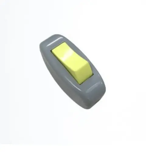 Interruptor Meio Cordão Cinza